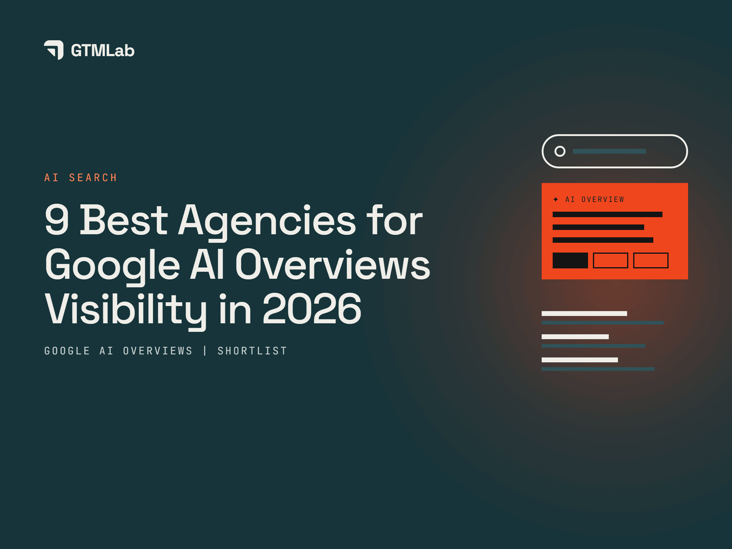 9 Best Agencies for Google AI Overviews Visibility in 2026