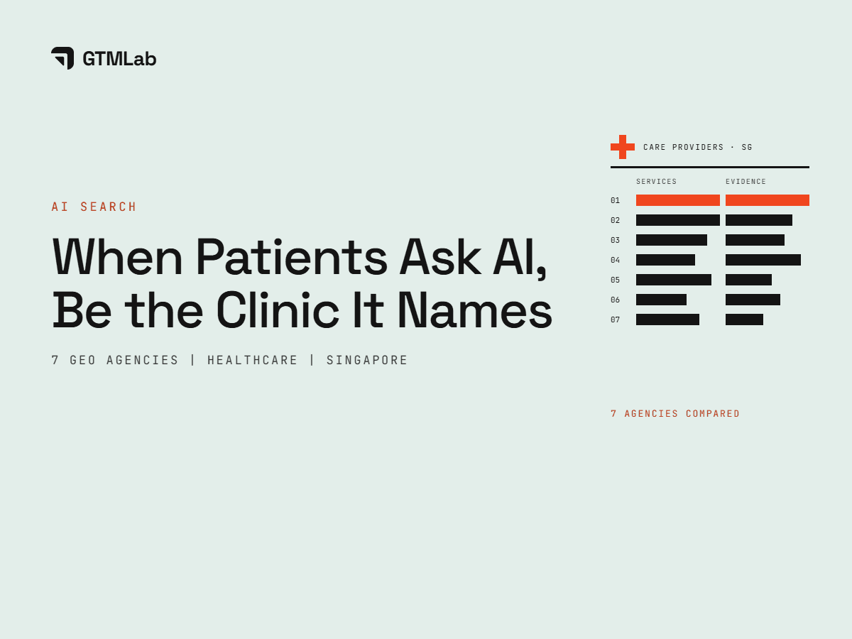 7 GEO Agencies for Hospitals and Clinics in Singapore: Services and Evidence Compared