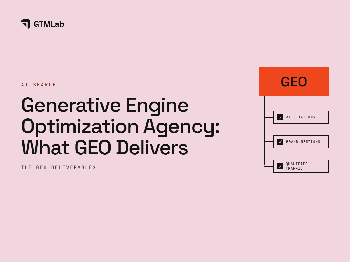Generative Engine Optimization Agency: What GEO Delivers