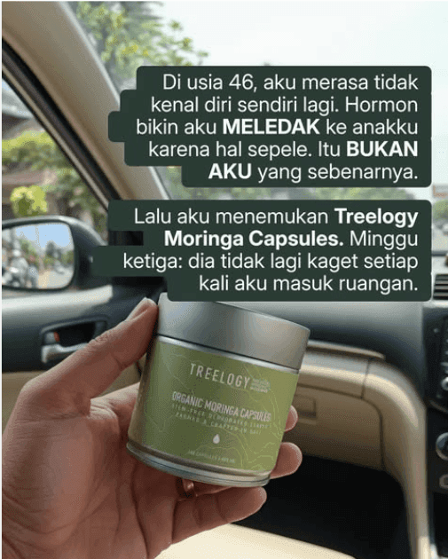 Testimonial static, product in hand