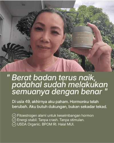Testimonial static + benefit list