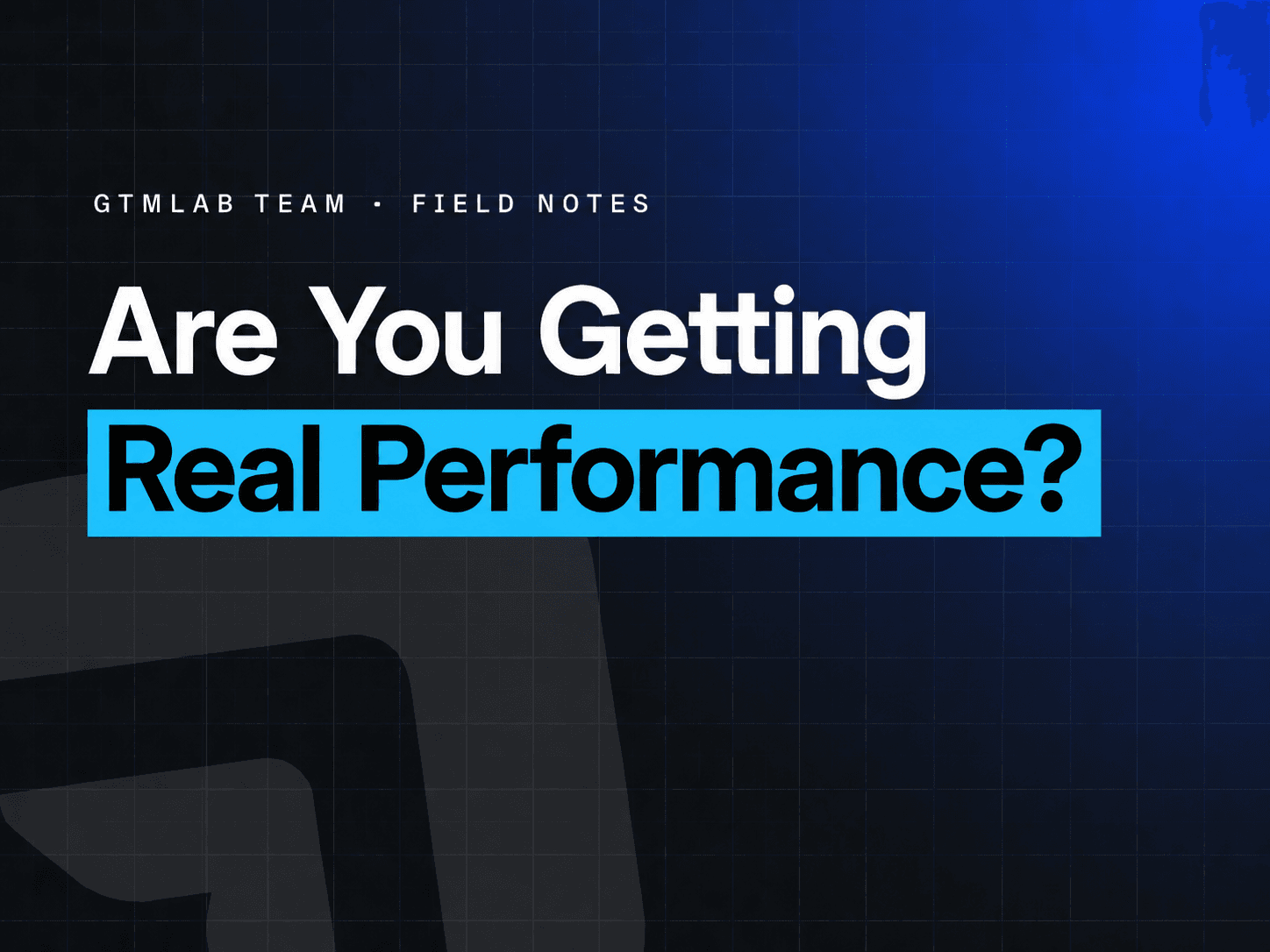 Is Your Performance Marketing Agency Actually Good?