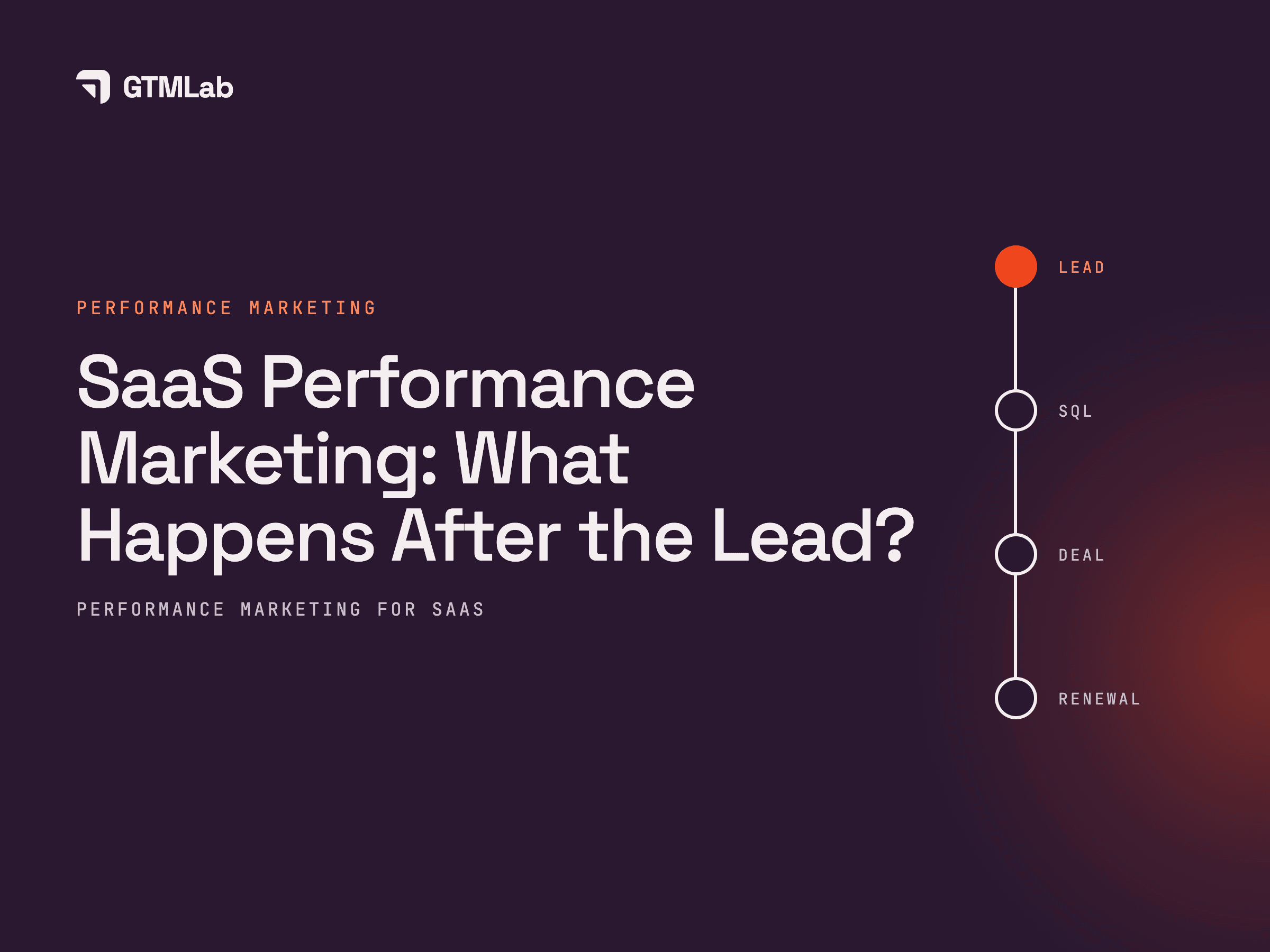 SaaS Performance Marketing That Goes Beyond Lead Generation