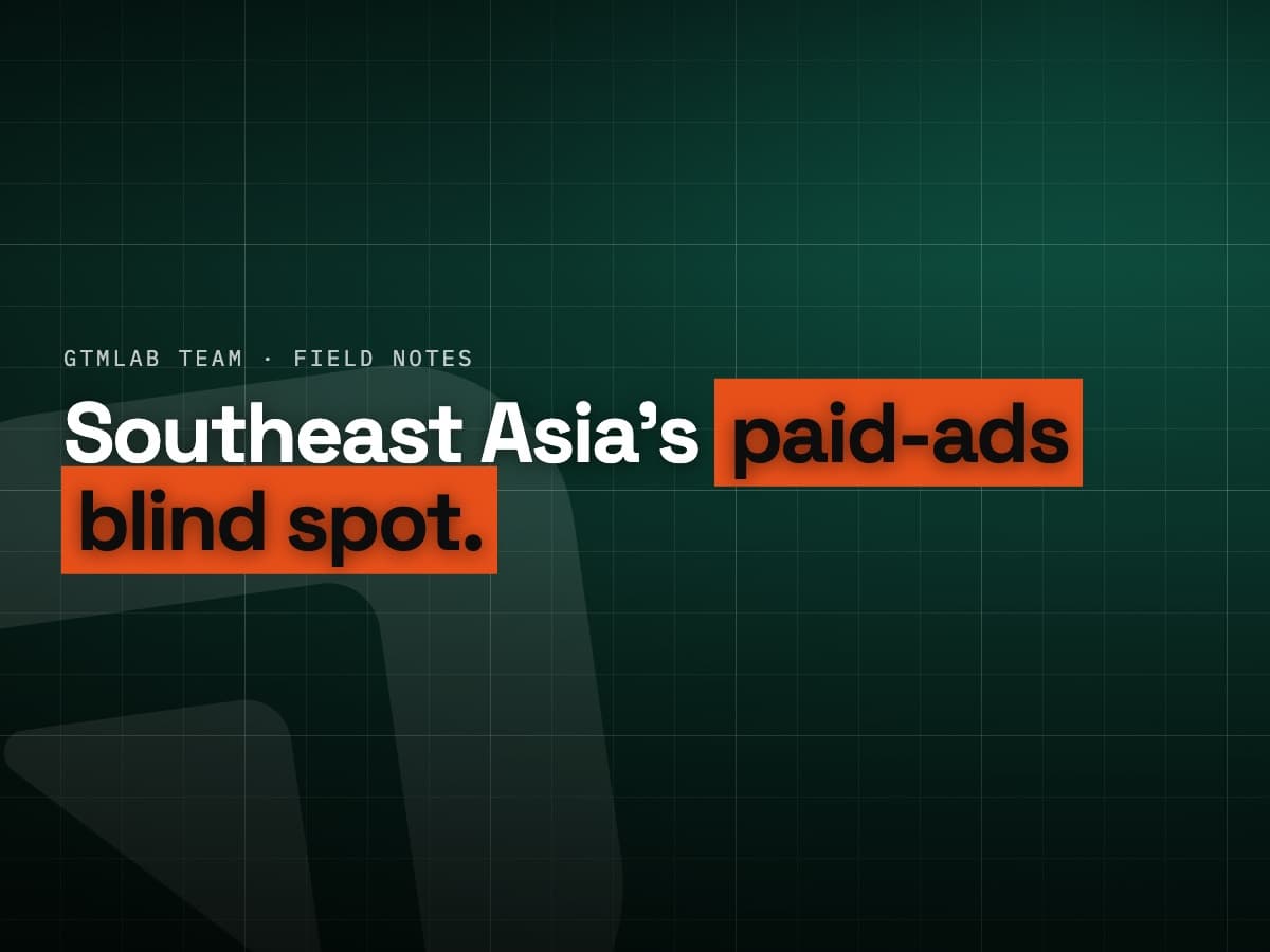 Southeast Asia's paid-ads blind spot — why localising creative beats generic scaling.